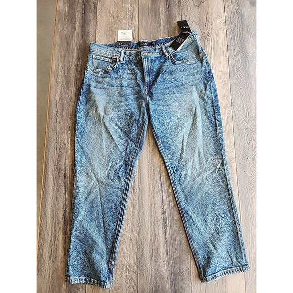 Ralph Lauren Womens Relaxed Taper Comfort Fit Stretch Jean RLL Size 14 NWT - Picture 2 of 6